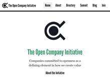 Tablet Screenshot of opencompany.org